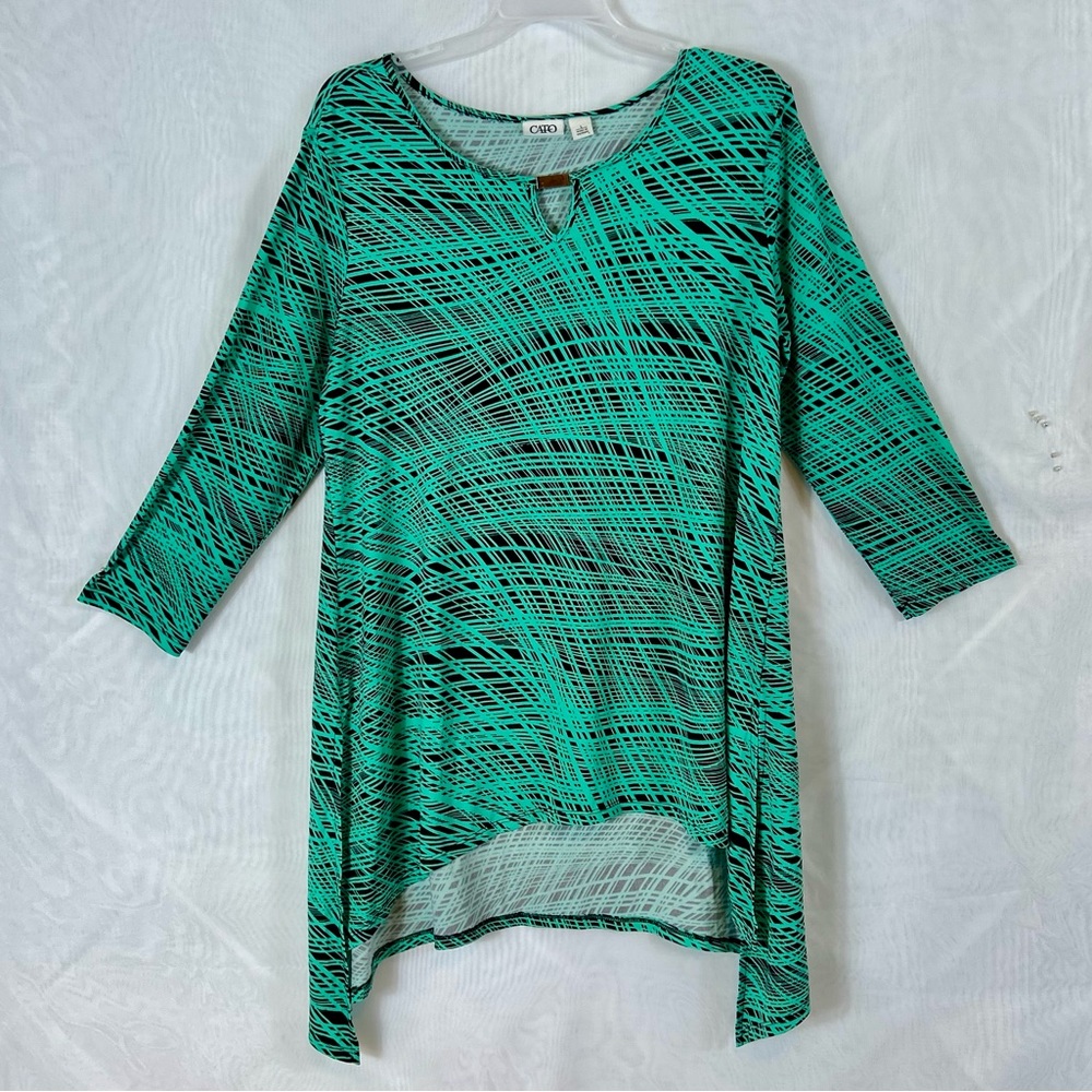 Cato Women’s 3/4 Sleeve Stretch Tunic Top / Sz large